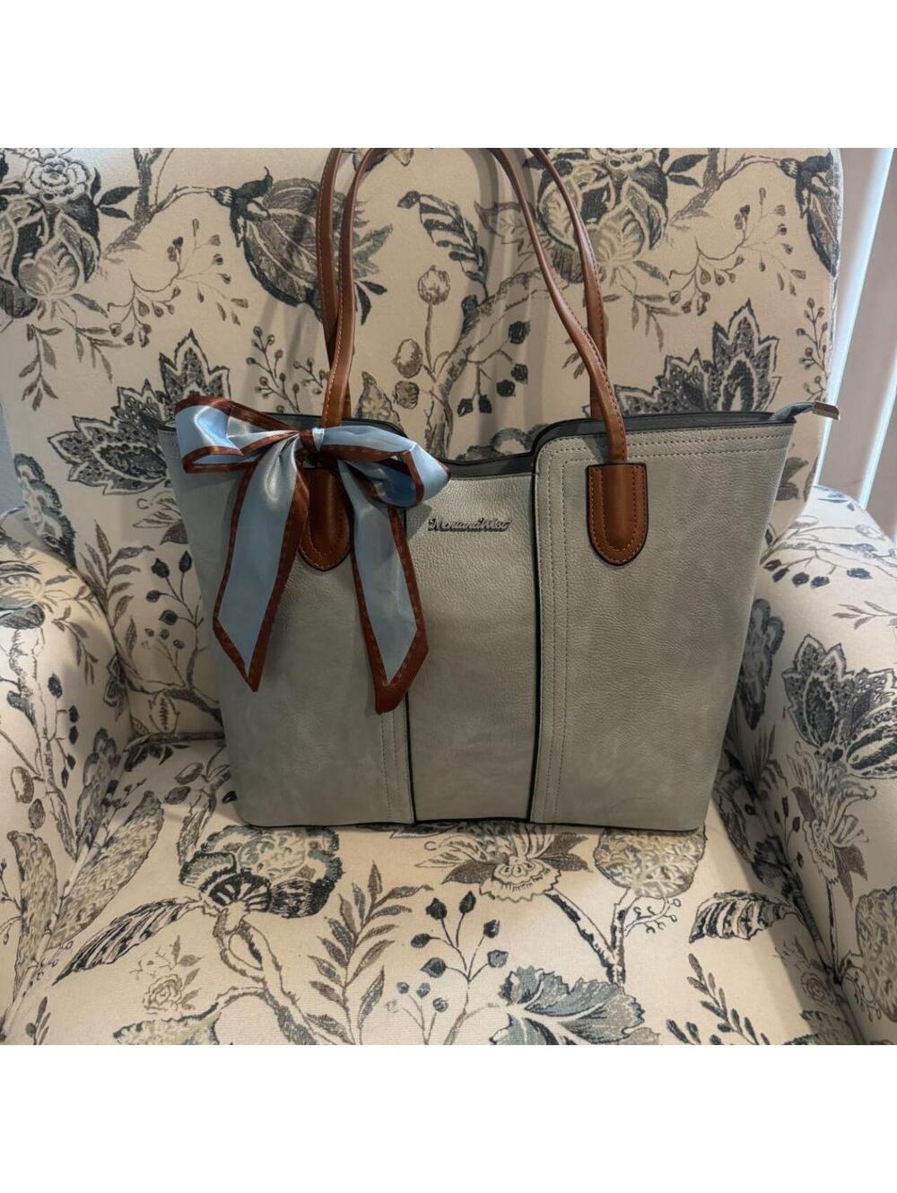 Montana West Women's Blue and Grey Bag